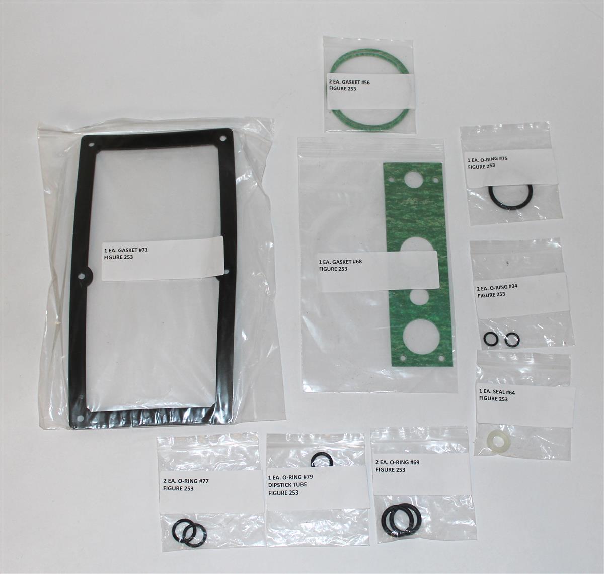 FM-580 | FM-580 Air Hydraulic Pump rebuild Pump Unit Seal Kit (1).JPG