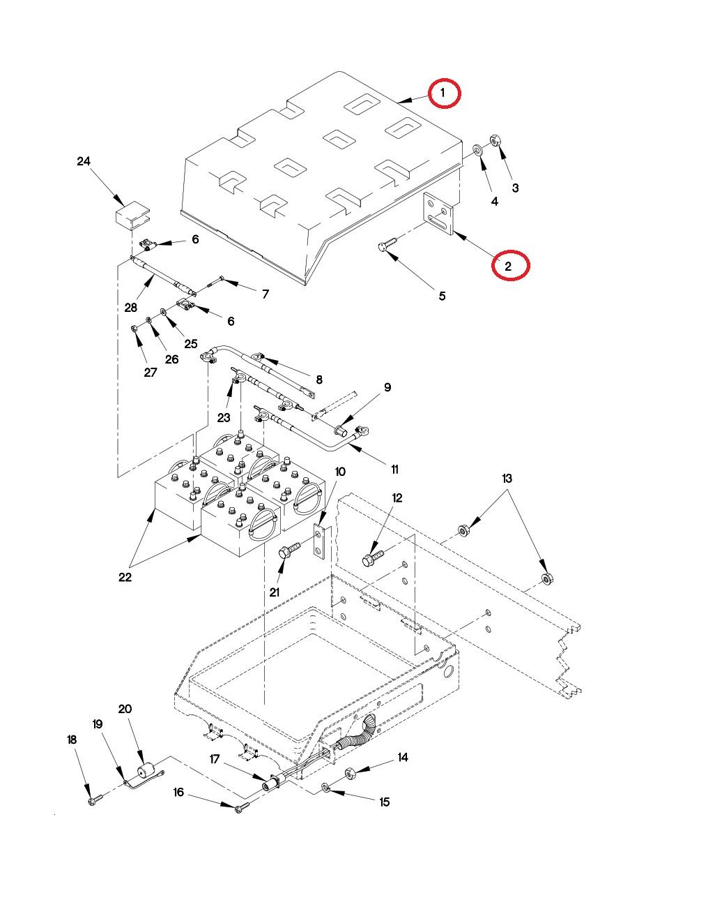 FM-314 | FM-314 LMTV- FMTV Battery Box Cover Assembly Parts Diagram.jpg