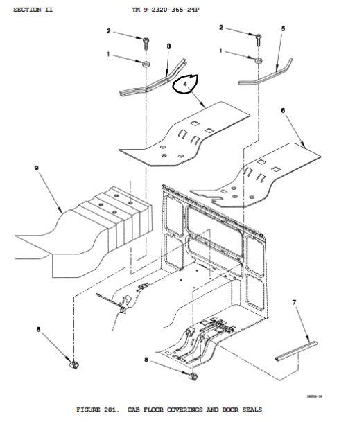 FM-354 | FM-354  Right Hand Floor Insulation FMTVLMTV.JPG