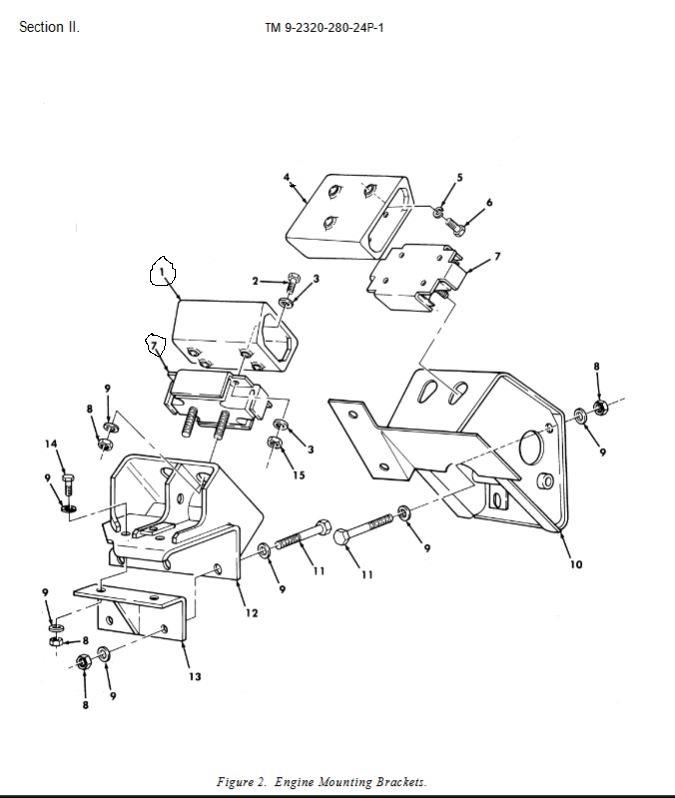 HM-1278 | HM-1278  Right Side Engine Mount Bracket With Resilent Mount.jpg