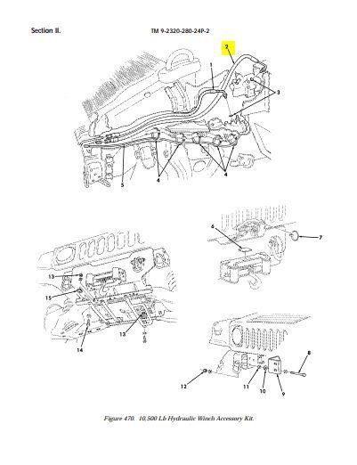 HM-3717 | HM-3717  Hydraulic Winch Hose Assembly Mile Marker HMMWV (12).JPG