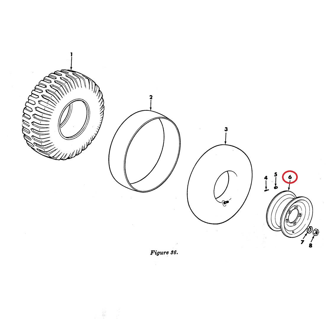 MU-227 | MU-227 Wheel - Rim M274 Mule Parts Diagram (Large).JPG