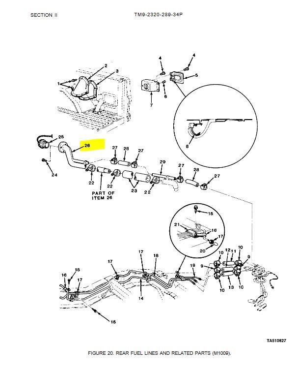 SP-1662 | SP-1662 Fuel Tank Filler Neck CUCV M1009 Dia 1.JPG