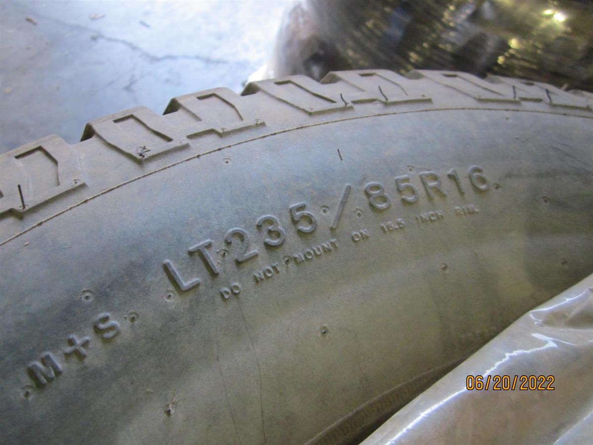 TI-1814 | TI-1814 Goodyear Workhorse LT23585R16 mounted on 8 Hole Wheel (3).JPG