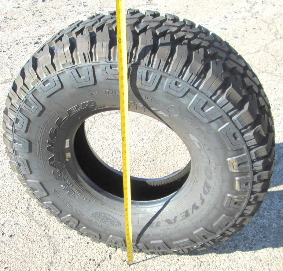 TI-1830 | TI-1830 Goodyear Wrangler MTR 37x12.50R16.5LT Tire 100% Tread (14).JPG