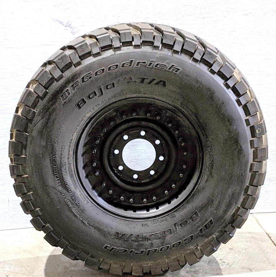 TI-1833 | TI-1833 BF Goodrich Baja TA 37X12.50R16.5LT Tire Mounted on 24 Bolt Rim 100 Tread HMMWV (2).jpg