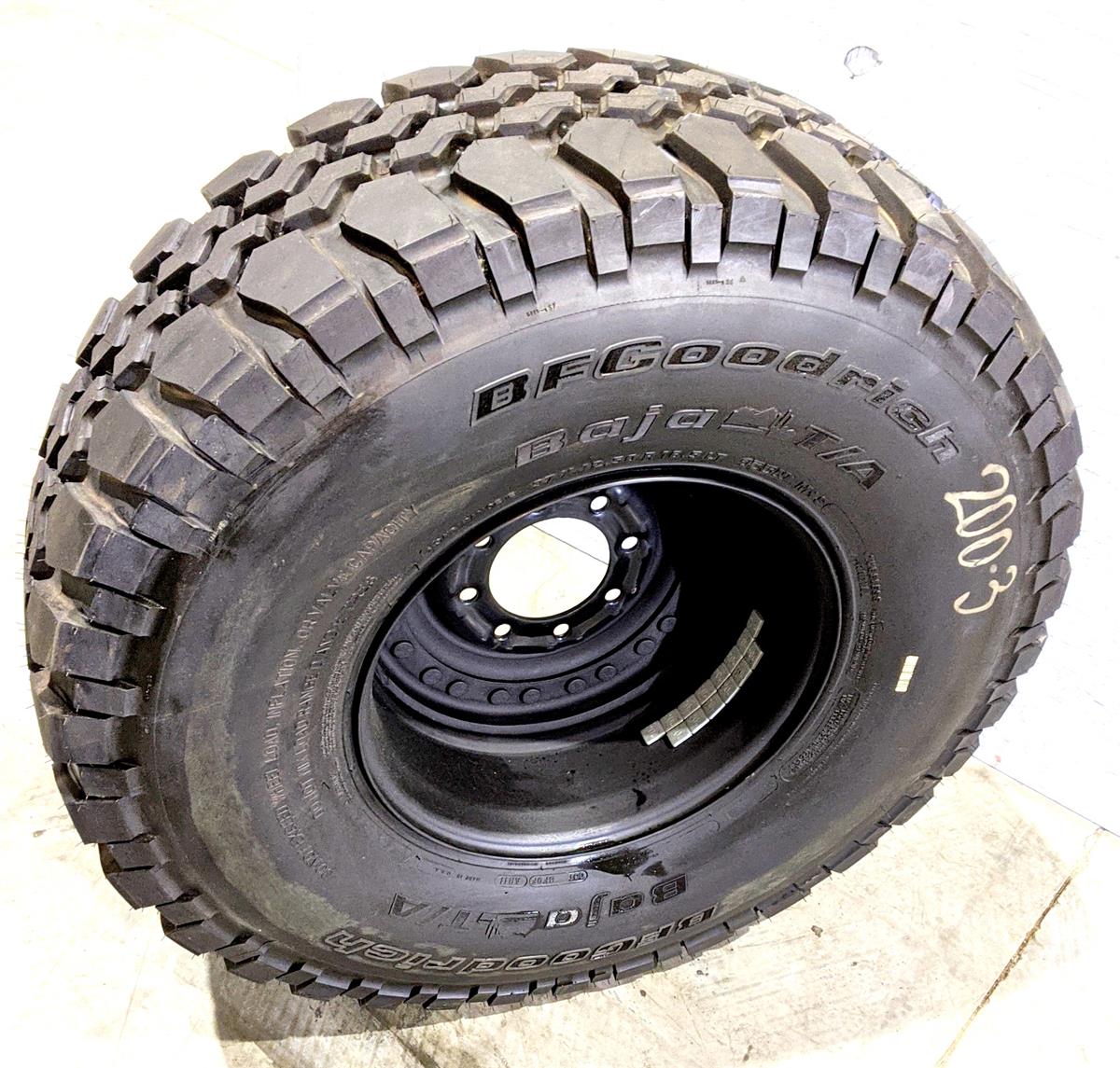 TI-1833 | TI-1833 BF Goodrich Baja TA 37X12.50R16.5LT Tire Mounted on 24 Bolt Rim 100 Tread HMMWV (20).jpg