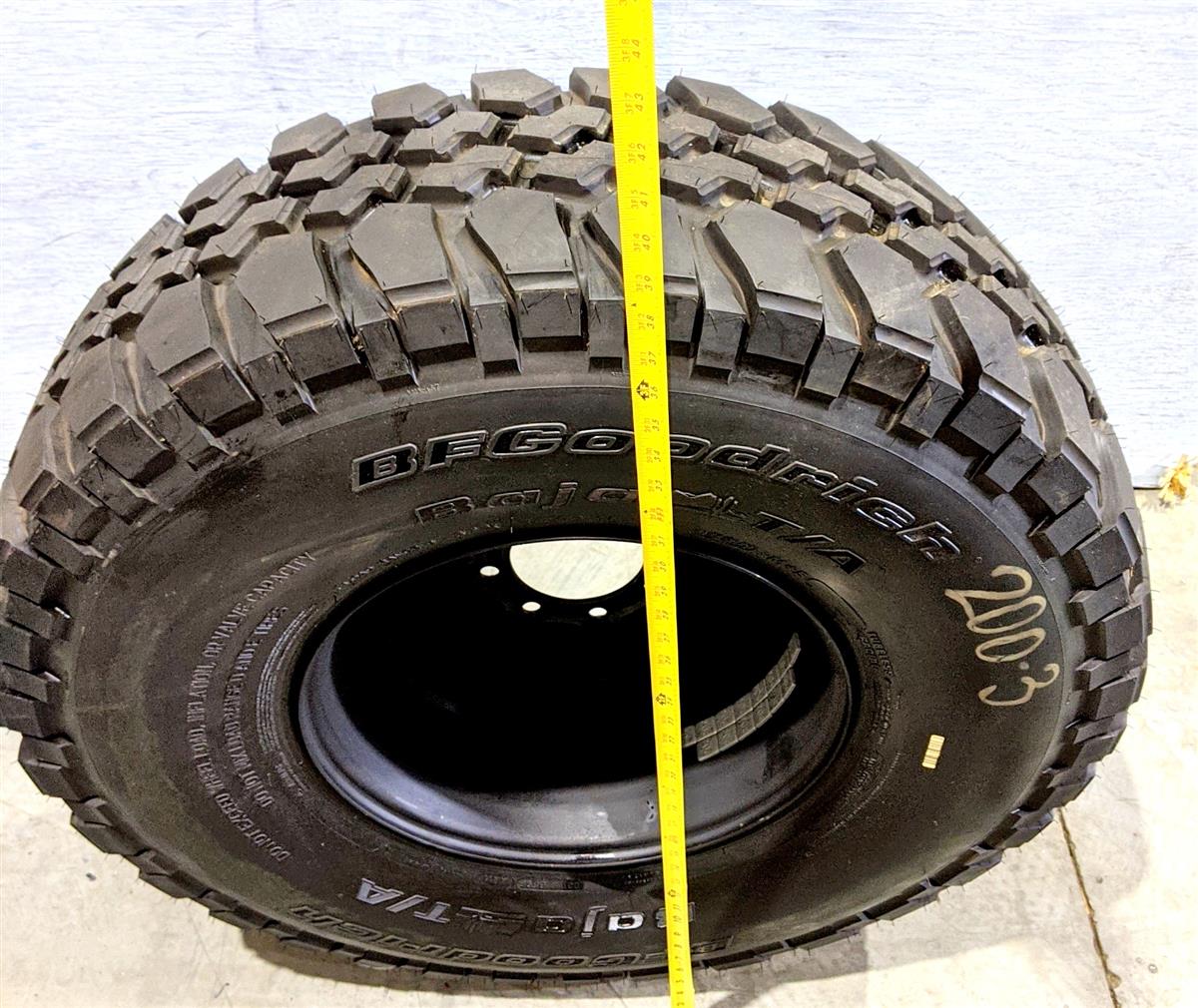 TI-1833 | TI-1833 BF Goodrich Baja TA 37X12.50R16.5LT Tire Mounted on 24 Bolt Rim 100 Tread HMMWV (30).jpg