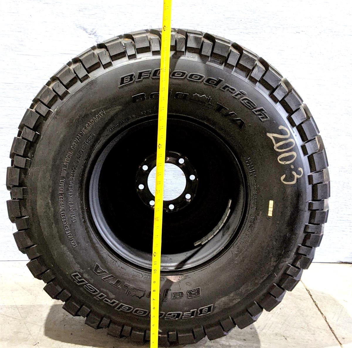 TI-1833 | TI-1833 BF Goodrich Baja TA 37X12.50R16.5LT Tire Mounted on 24 Bolt Rim 100 Tread HMMWV (33).jpg