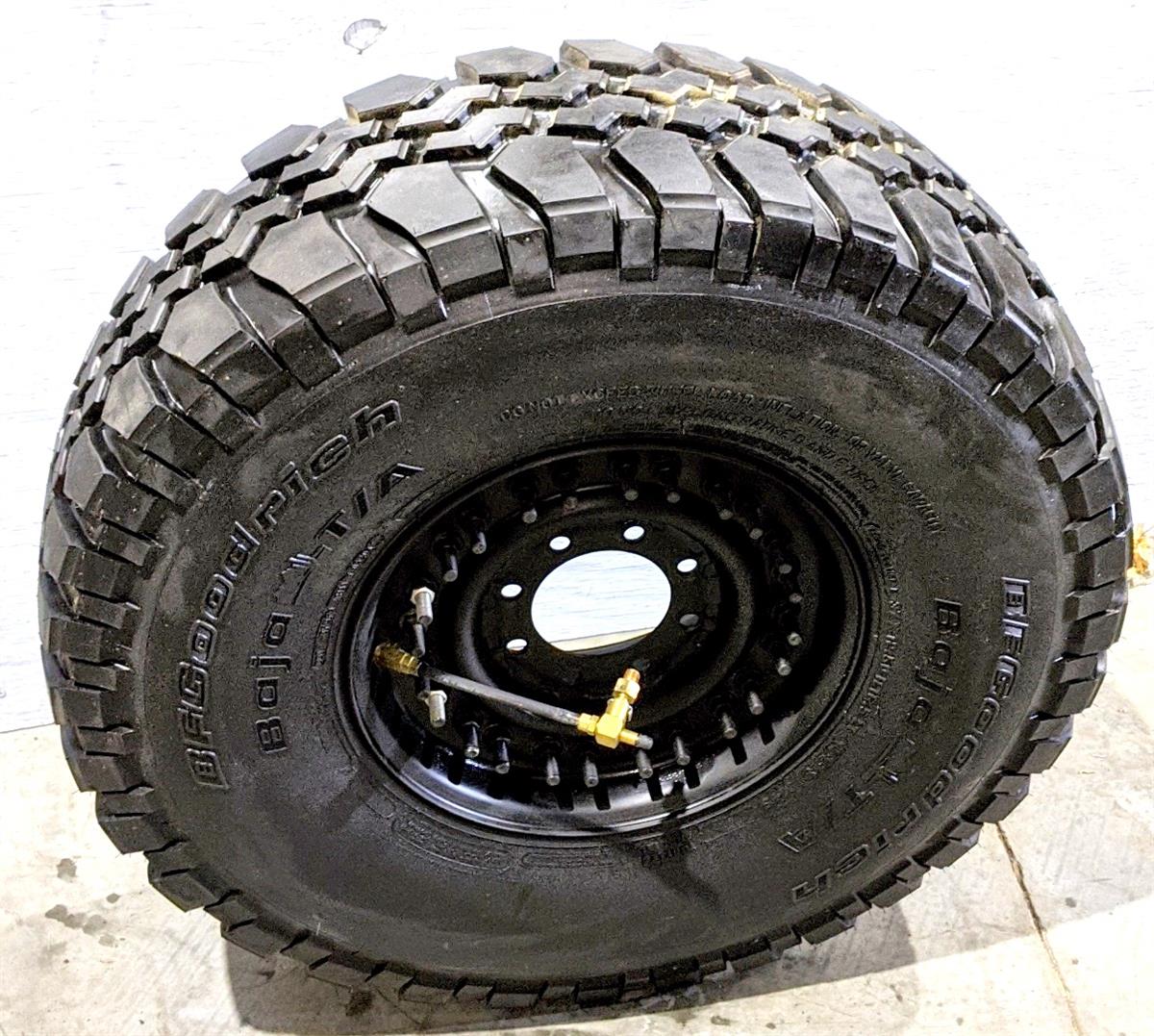 TI-1834 | TI-1834 BF Goodrich Baja TA 37X12.50R16.5LT Tire Mounted on 24 Bolt Rim with CTIS - 100 Tread HMMWV (17).jpg