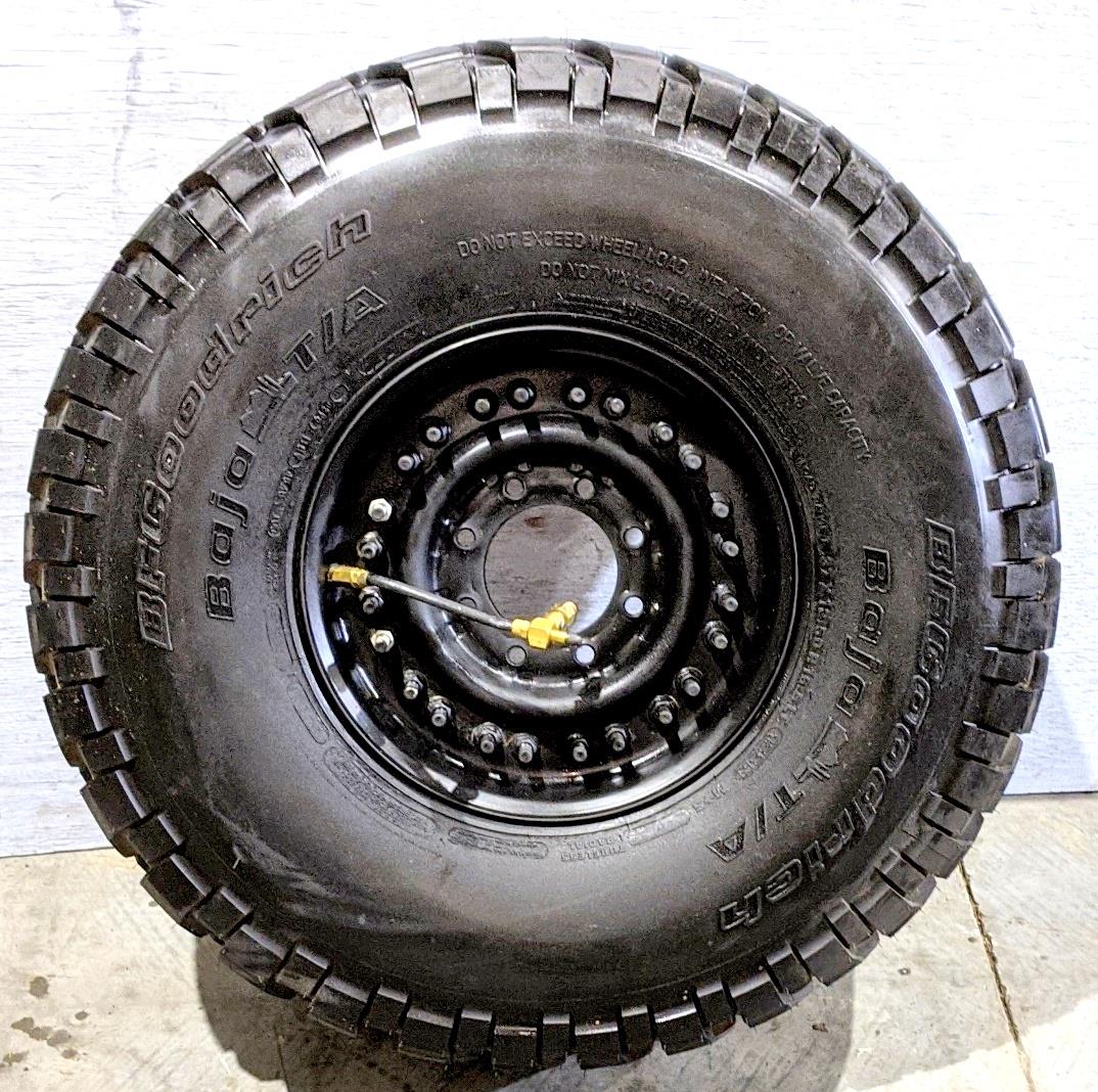 TI-1834 | TI-1834 BF Goodrich Baja TA 37X12.50R16.5LT Tire Mounted on 24 Bolt Rim with CTIS - 100 Tread HMMWV (2).jpg