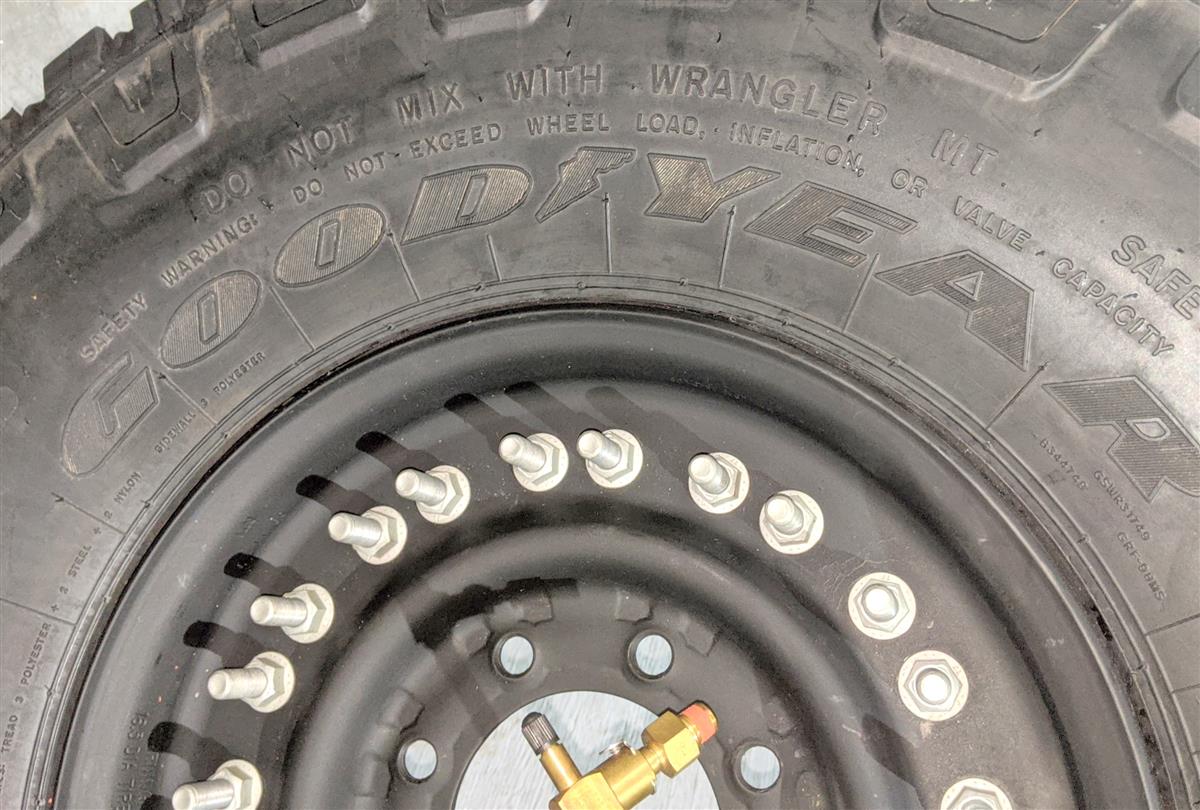 TI-1835 | TI-1835 Goodyear Wrangler MTR 37x12.50R16.5LT Tire Mounted on 24 Bolt Rim with CTIS - 100 Tread H (12).jpg