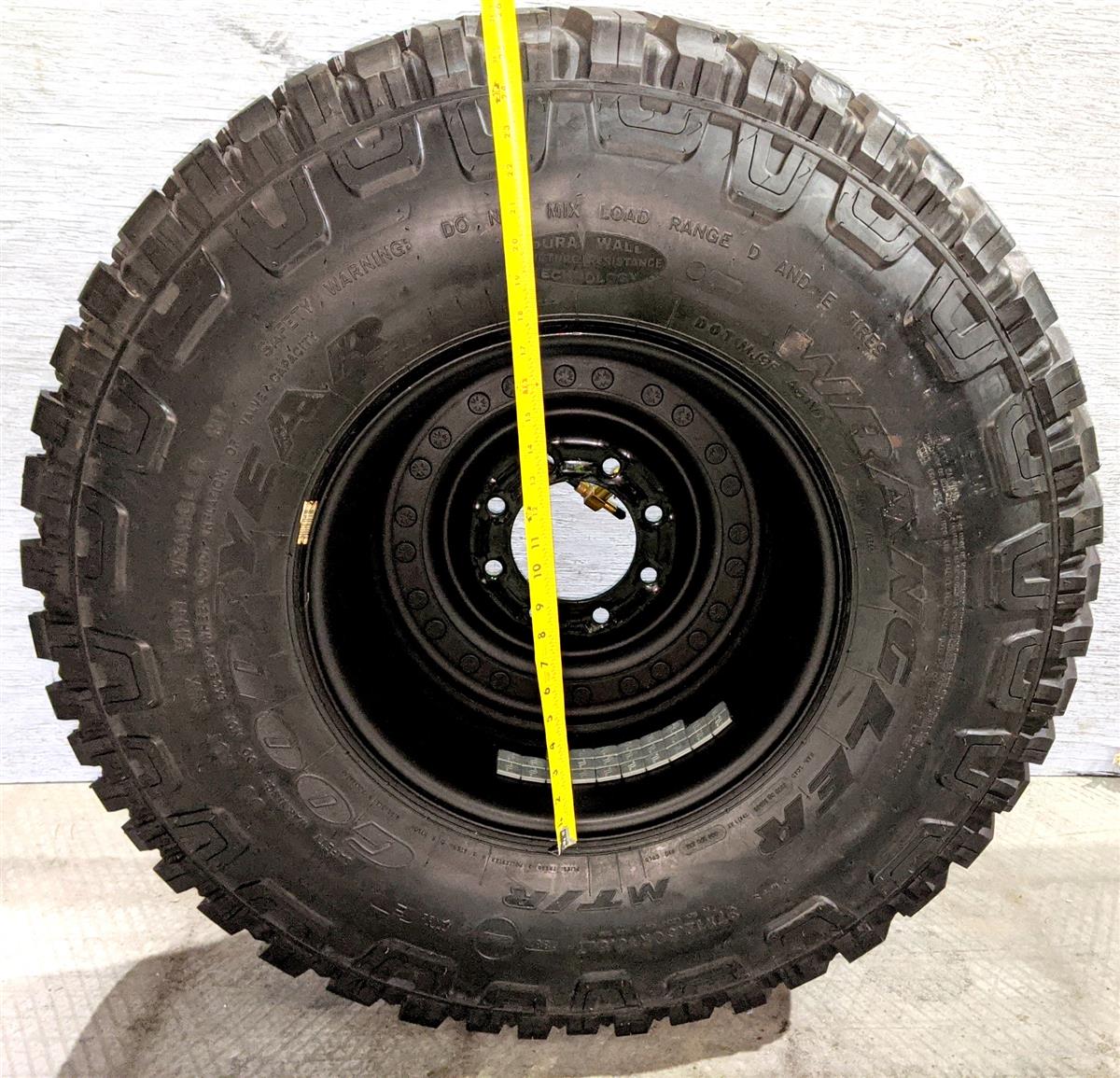 TI-1835 | TI-1835 Goodyear Wrangler MTR 37x12.50R16.5LT Tire Mounted on 24 Bolt Rim with CTIS - 100 Tread H (25).jpg