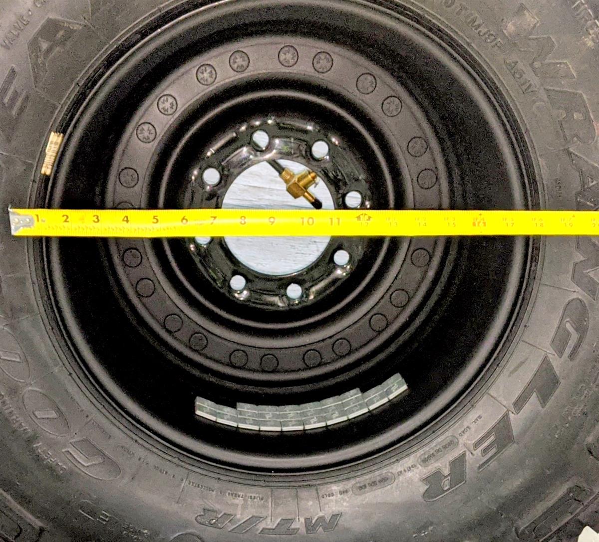 TI-1835 | TI-1835 Goodyear Wrangler MTR 37x12.50R16.5LT Tire Mounted on 24 Bolt Rim with CTIS - 100 Tread H (26).jpg