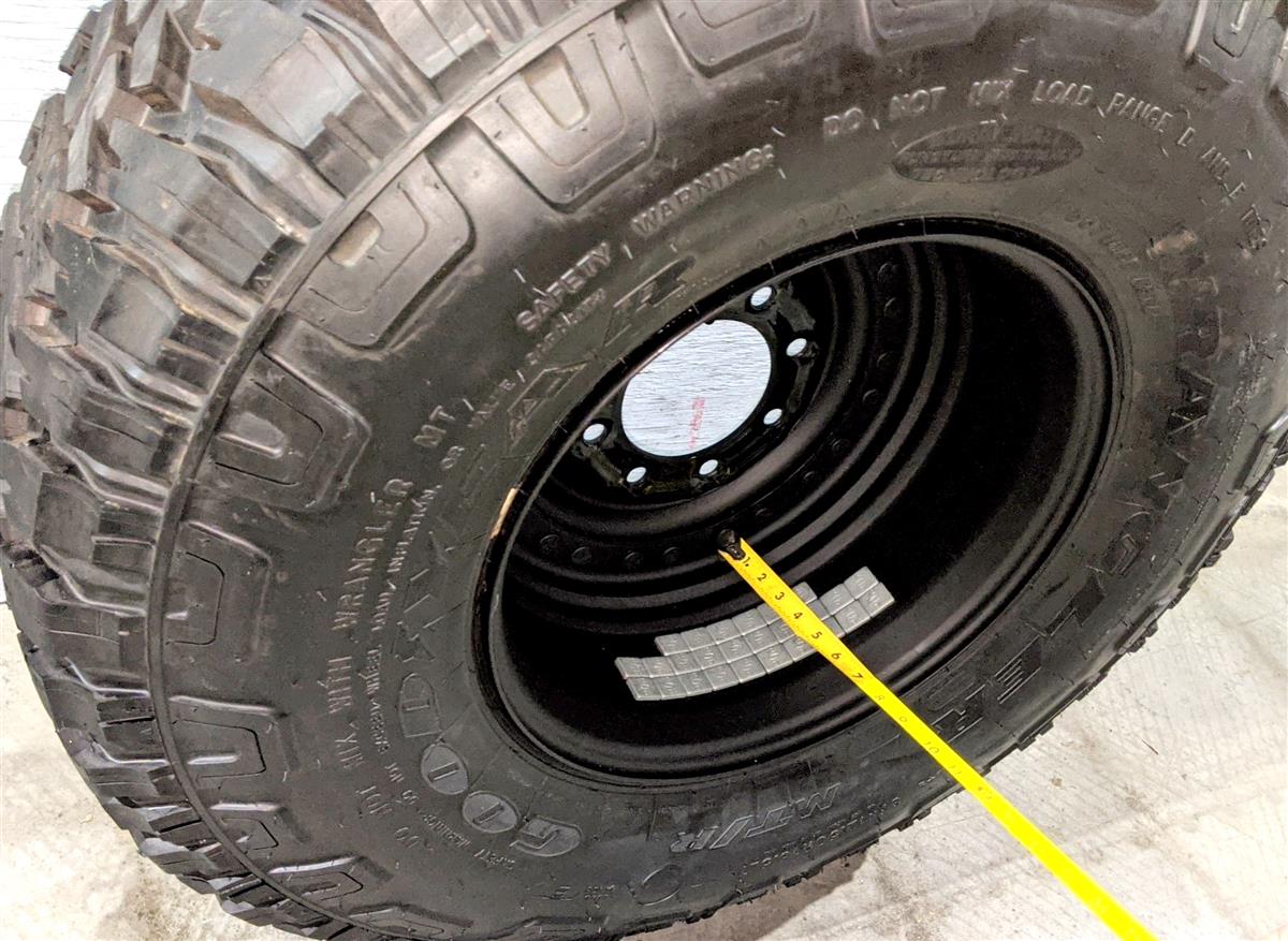 TI-1835 | TI-1835 Goodyear Wrangler MTR 37x12.50R16.5LT Tire Mounted on 24 Bolt Rim with CTIS - 100 Tread H (27).jpg