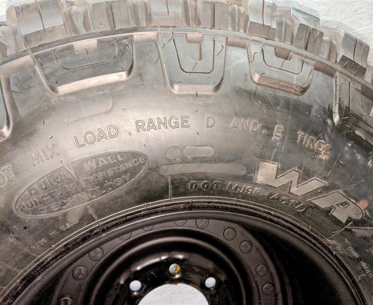 TI-1835 | TI-1835 Goodyear Wrangler MTR 37x12.50R16.5LT Tire Mounted on 24 Bolt Rim with CTIS - 100 Tread H (6).jpg