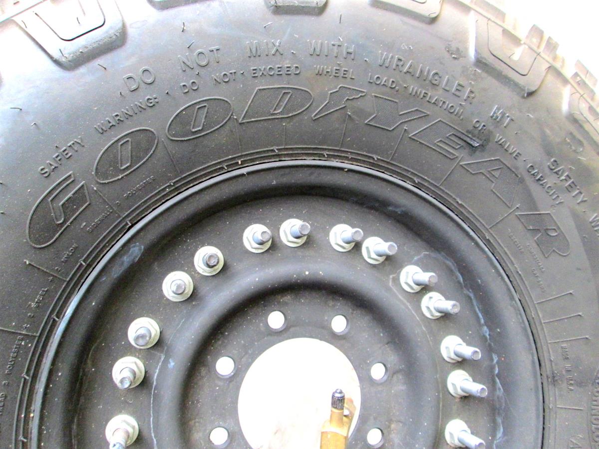 TI-1835 | TI-1835 Goodyear Wrangler MTR 37x12.50R16.5LT with Rim CTIS 100 Tread (5).JPG