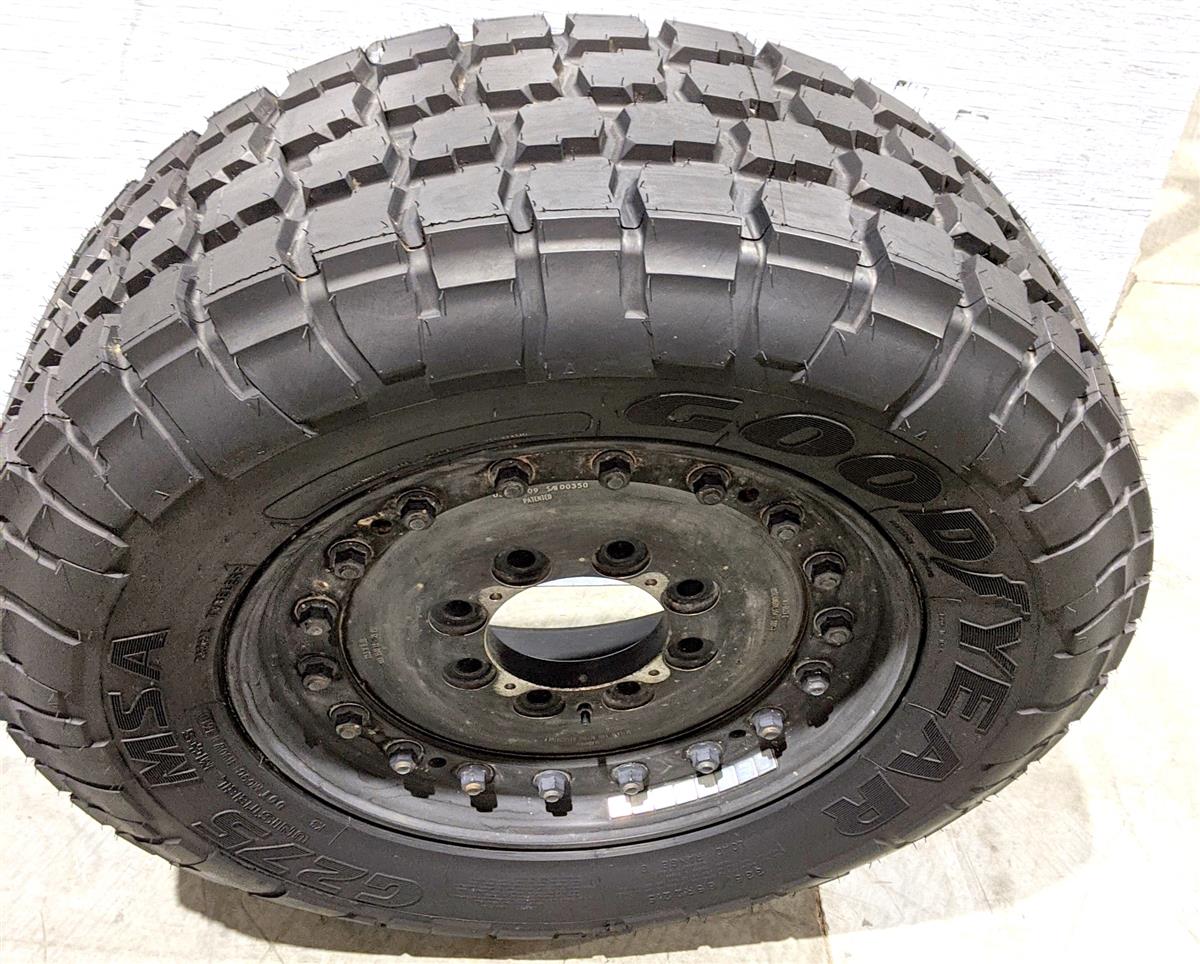 TI-1839 | TI-1839 Goodyear G275 MSA 33565R22.5 with Unimount 18 Bolt Rim 100 Tread Tire (17).jpg