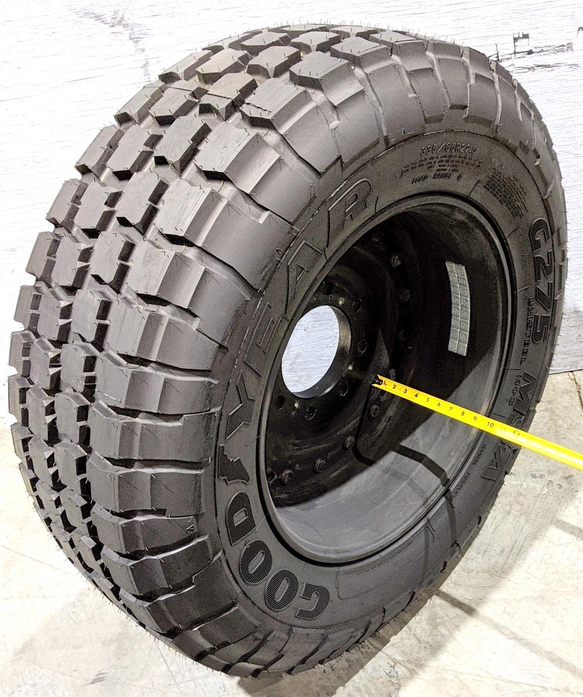 TI-1839 | TI-1839 Goodyear G275 MSA 33565R22.5 with Unimount 18 Bolt Rim 100 Tread Tire (27).jpg