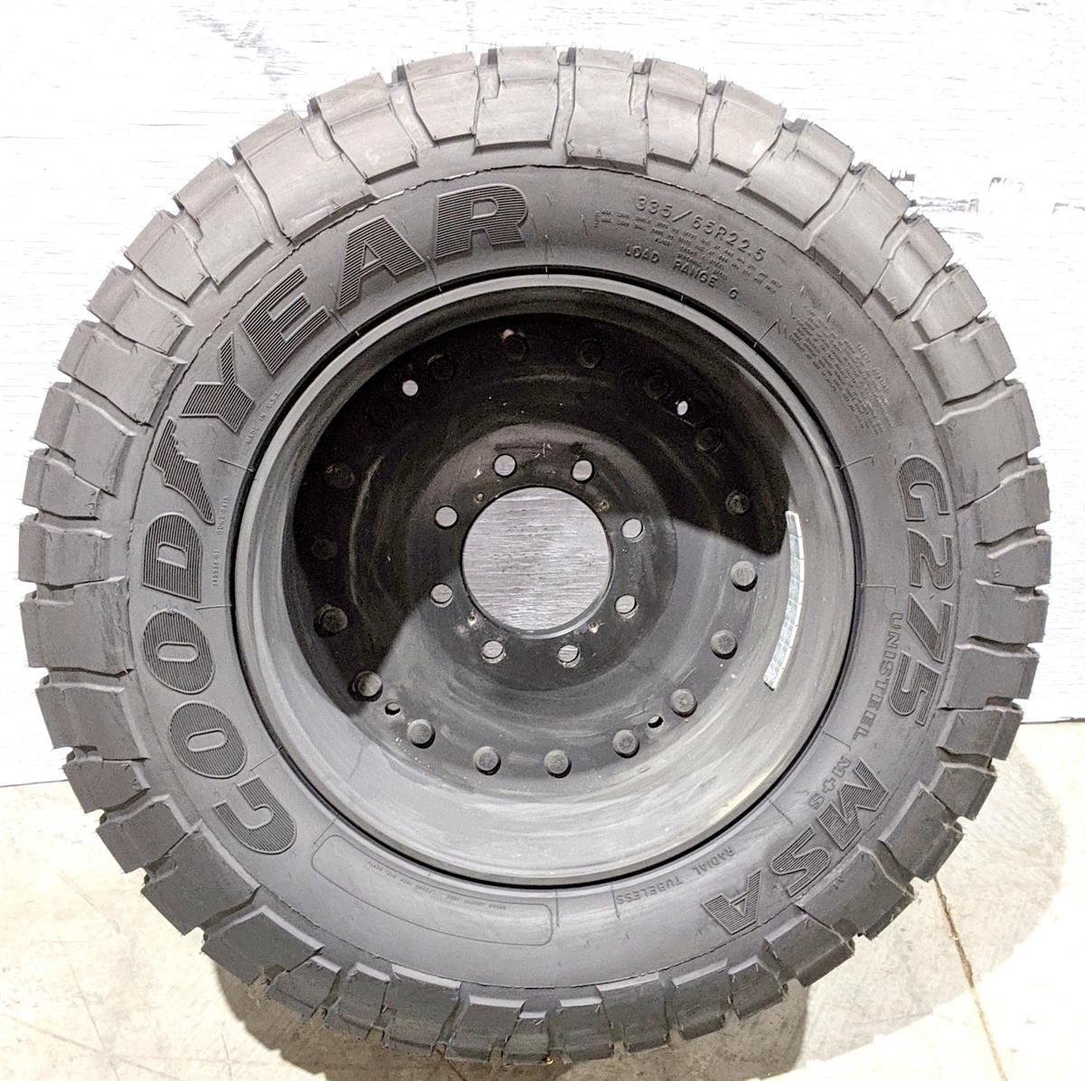 TI-1839 | TI-1839 Goodyear G275 MSA 33565R22.5 with Unimount 18 Bolt Rim 100 Tread Tire (29).jpg