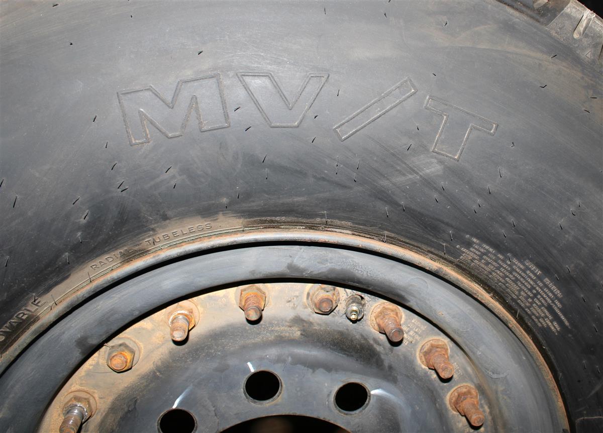 MRAP-373 | MRAP-373 Goodyear MVT 39585R20 Tire With Rim 100% Tread (12).JPG