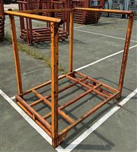 SP-402 | SP-402  Portable Stack Rack Nesting Pallet Stacker Rack Warehouse Orange 2k Cap (5).jpg