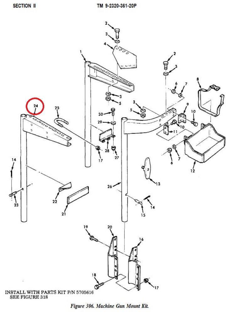 SP-2223 | cropped-SP-2222  M44 Series Gun Mount Kit (7).JPG