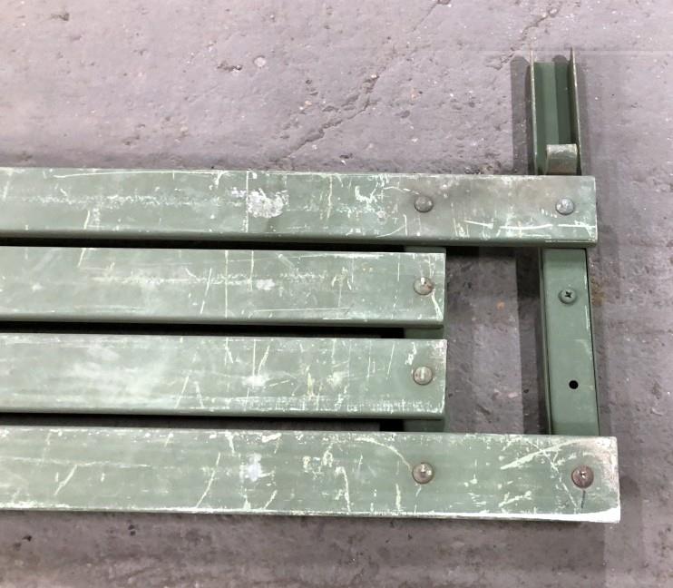 HM-1606GREENL | HM-1606GREENL Troop Seat (LEFT) Green HMMWV BOTTOM ONLY (3).JPG