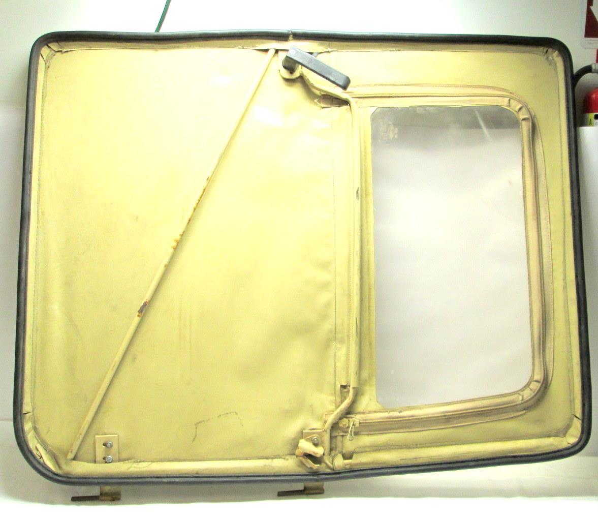 HM-524 | HM-524 Left Front Driver Side Tan Vinyl Soft Door HMMWV Update (2).JPG