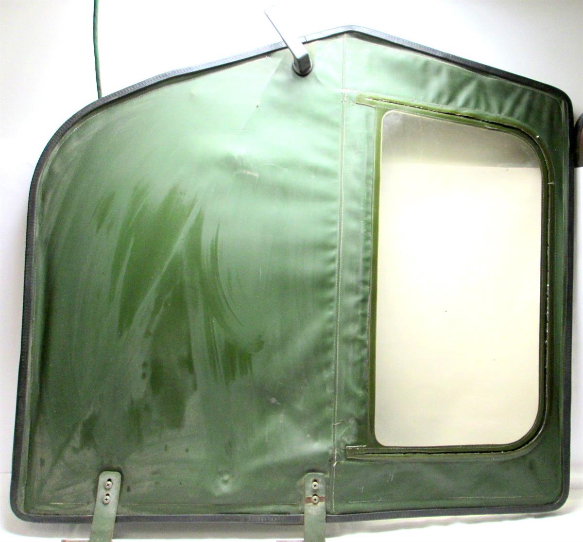 HM-643 | HM-643  Green Vinyl Right Passenger Rear Soft Door HMMWV Update  (4).JPG