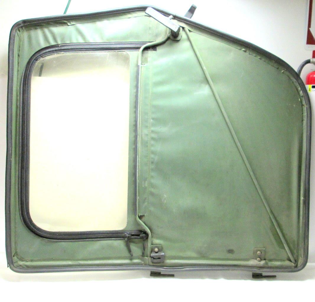 HM-643 | HM-643  Green Vinyl Right Passenger Rear Soft Door HMMWV Update  (7).JPG