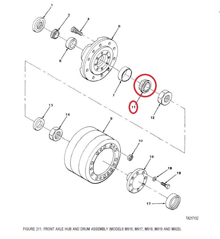 M9-966 | M9-966  Front Axle Hub And Drum Inner Bearing (2).JPG