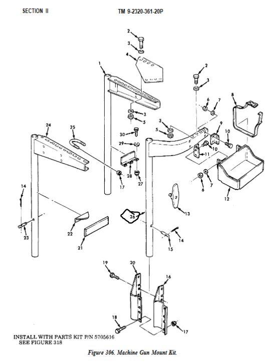 SP-2221 | SP-2221 Machine Gun Mounting Pole.JPG