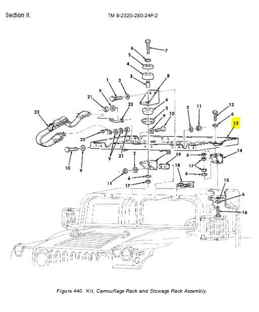 HM-3462 | Vehicular Rear Assembly Rack HMMWV Dia1.JPG